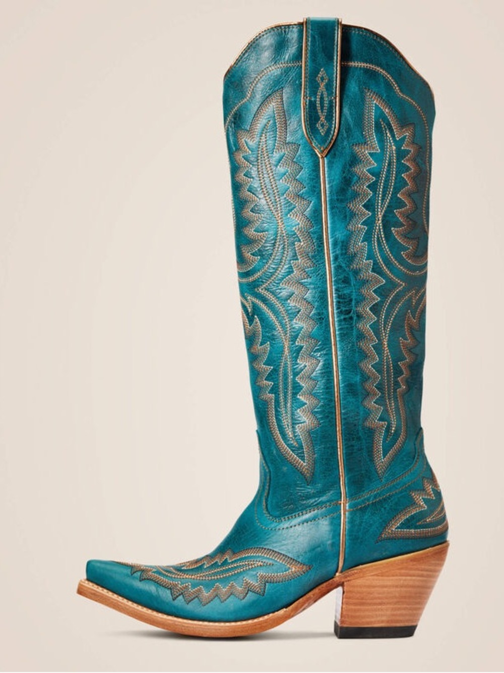 Ariat Casanova Knee-high Tall Boots Western Cowboy Boots. Turquoise. Size 7. - Picture 15 of 16